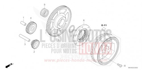 EMBRAYAGE DE DEMARRAGE NC750XAS de 2025